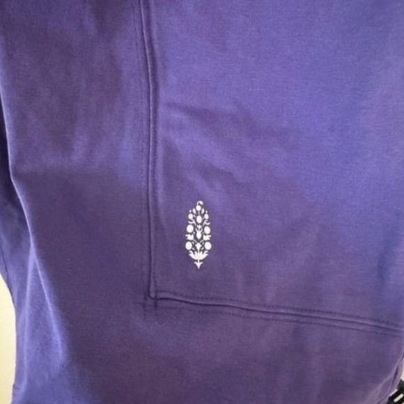 Free People Purple Short Sleeve Romper - Picture 3 of 3